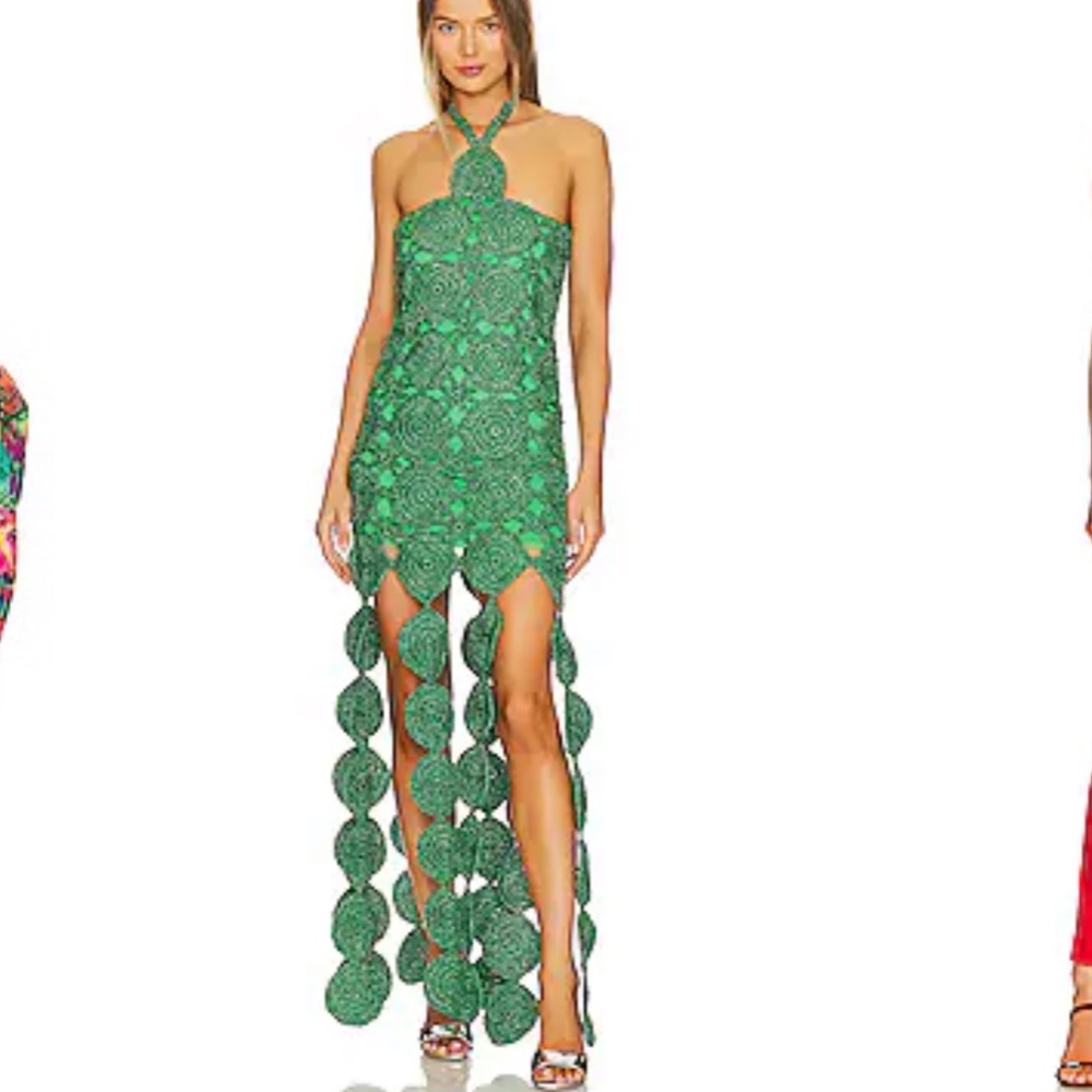 simon miller beep beep dress in gummy green